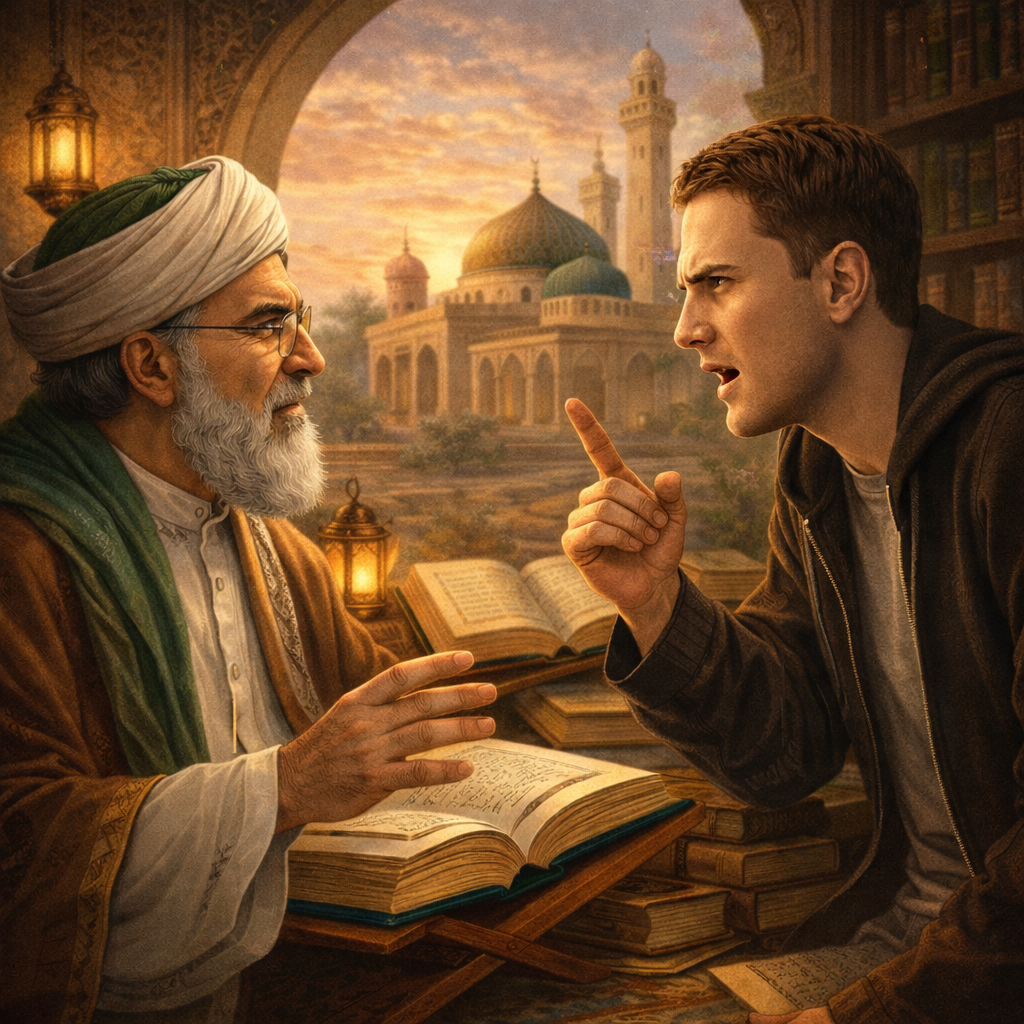 مکالمه (When Freedom Challenges Revelation)